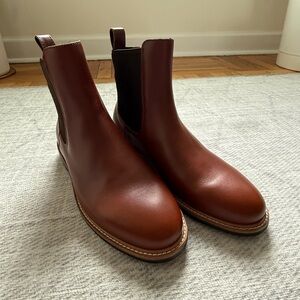 Nisolo Rich Brown Leather Ankle Booties